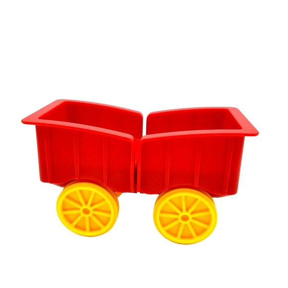 My Smartmax Magnetic Kid's Train Replacement Red Cart Toy (Comes in 3 pieces) - Picture 1 of 4